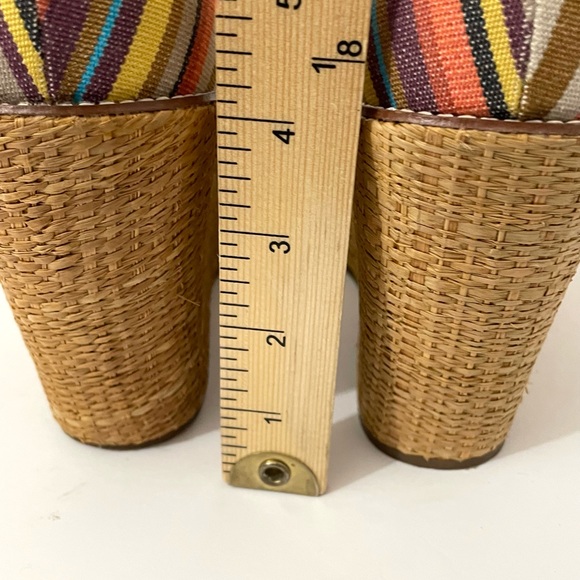 KENNETH COLE Wedge & Platform Multi-Color Ankle Strap Sandal - Picture 10 of 12